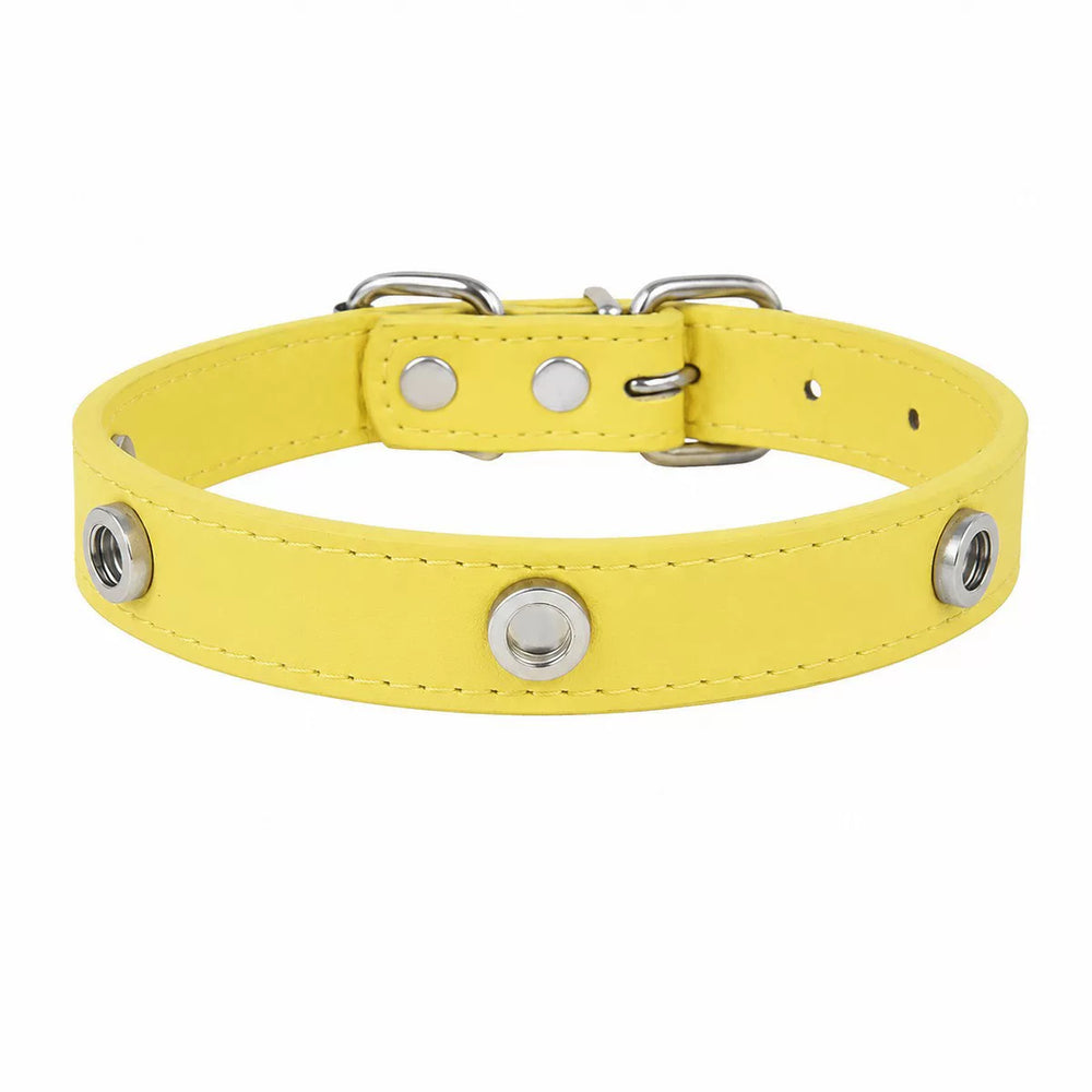 DIY Snap-on Collar Base — Amber Yellow
