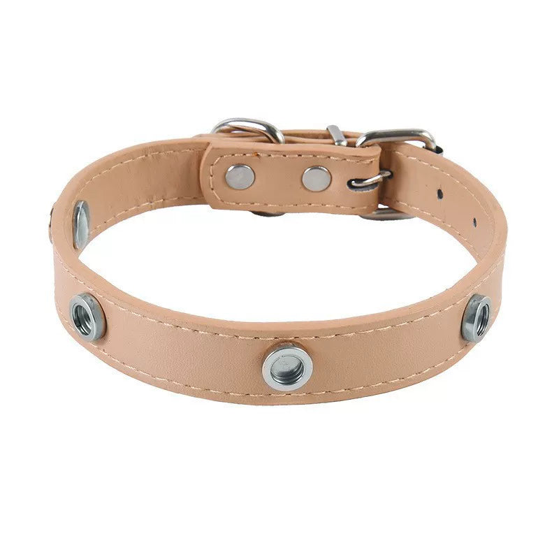 DIY Snap-on Collar Base — Milk Tea Brown