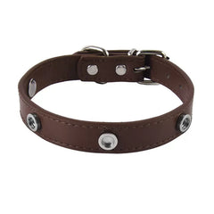 DIY Snap-on Collar Base — Mocha Brown