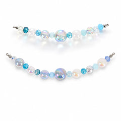 Glacier Blue DIY Bead Necklace for Pet Collars