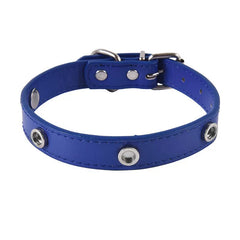 DIY Snap-on Collar Base — Sapphire Blue