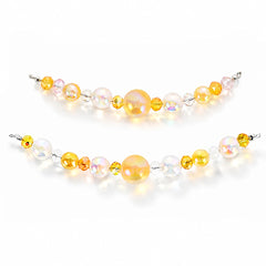 Amber Gold DIY Bead Necklace for Pet Collars