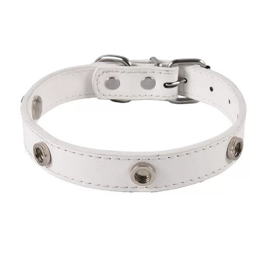 DIY Snap-on Collar Base — Ivory White