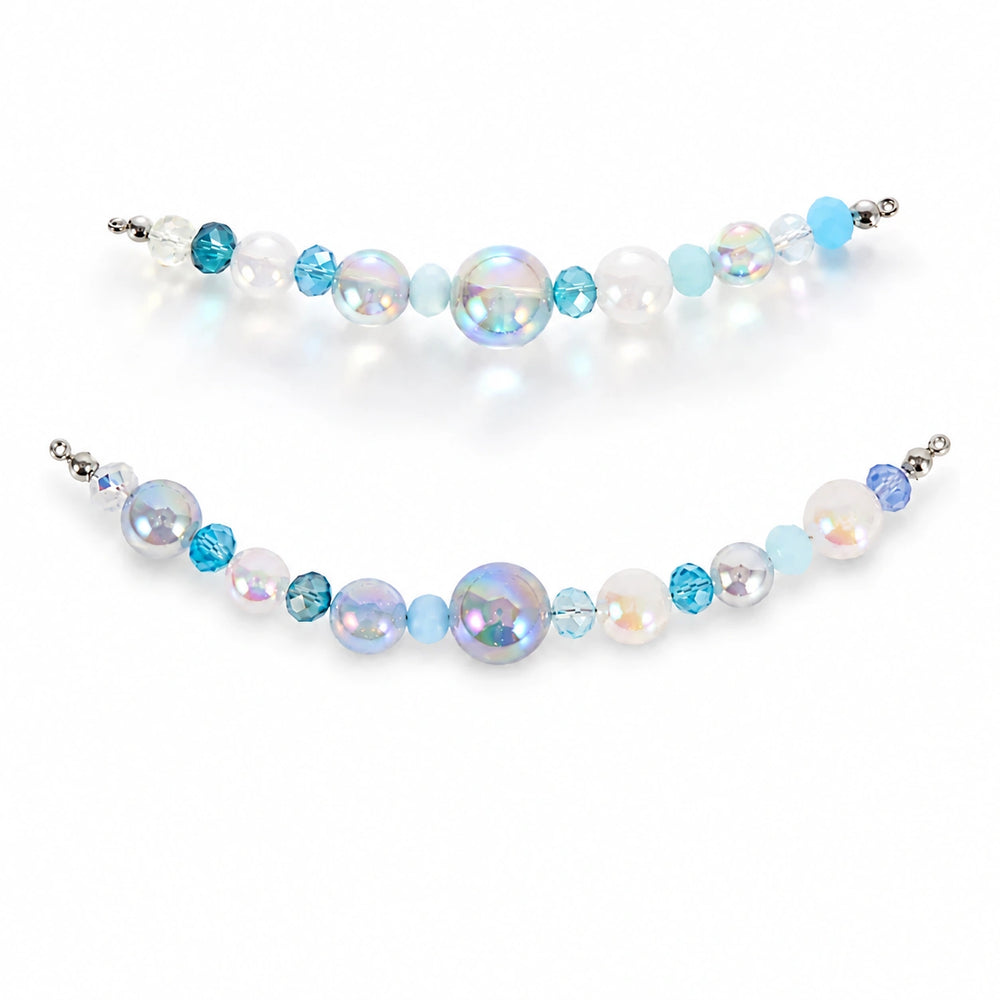 Glacier Blue DIY Bead Necklace for Pet Collars