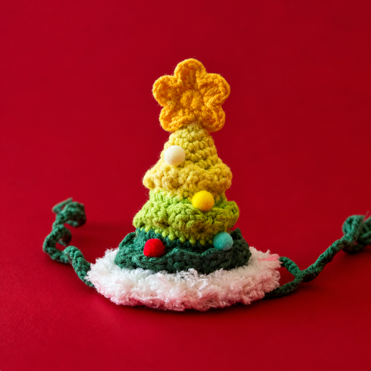 Gradient Christmas Tree Hat
